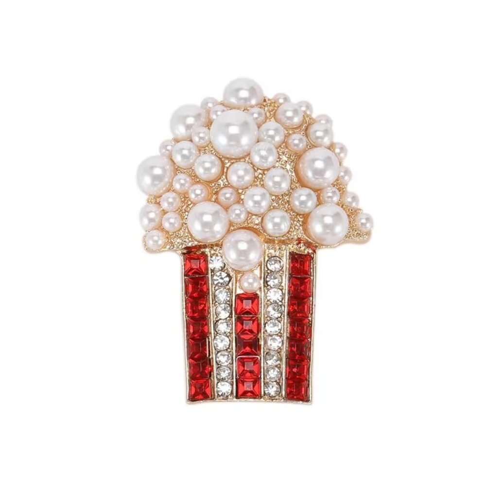 Popcorn Brooch